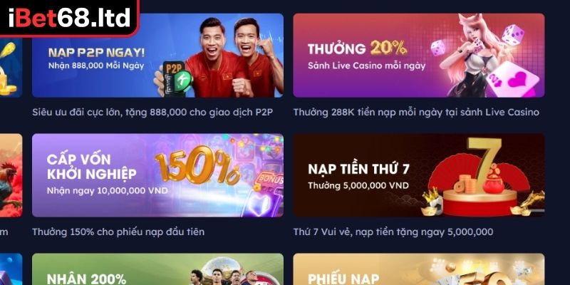 Khuyến Mãi iBet68 - Cập Nhật Ưu Đãi Mới Nhất Năm 2025 3 Điều khoản quan trọng khi tham gia khuyến mãi iBet68