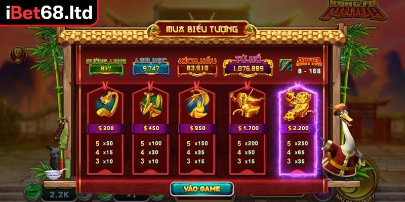 Kungfu Panda iBet68 - Mẹo Chinh Phục Game Nổ Hũ Triệu Đô 2 Scatter trong Kungfu Panda iBet68