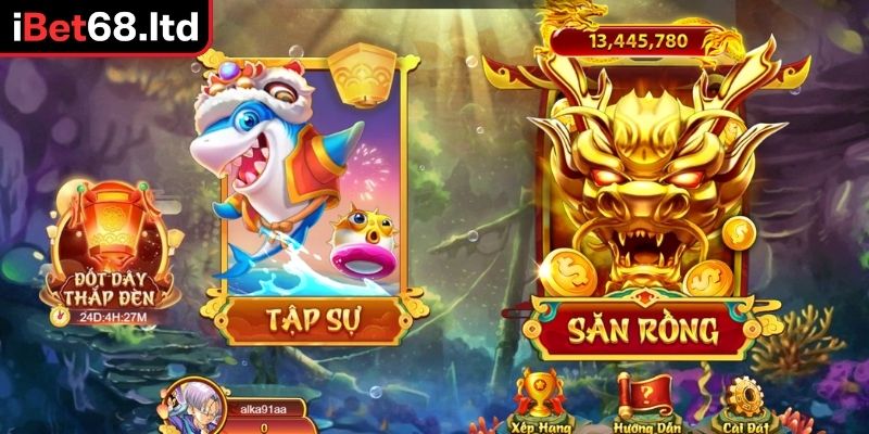 Quay Đèn Kéo Quân iBet68 - Game Bắn Cá Đình Đám Nhất 2025 1 Đắm chìm vào thế giới bắn cá Quay Đèn Kéo Quân iBet68