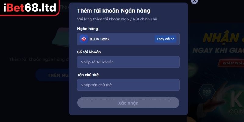 Rút Tiền iBet68 Nhanh Với Hướng Dẫn Từ Điều Kiện Đến Thủ Tục 2 Xác nhận yêu cầu rút tiền iBet68